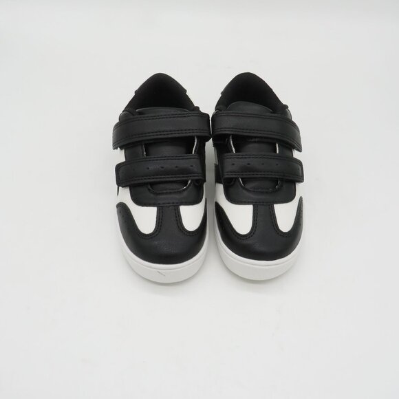 Dr Scholls Black & White Kids Sneakers Faux Leather Upper Size 10 NEW - Picture 3 of 8